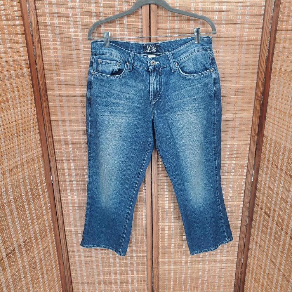 ◇ Lucky Brand Dungarees Classic Rider Crop Jeans Size 10